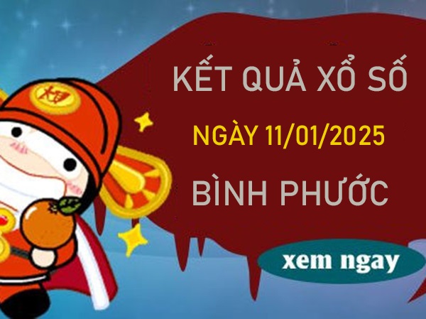 Thống kê lô VIP XSBP 11/1/2025 hôm nay chuẩn xác