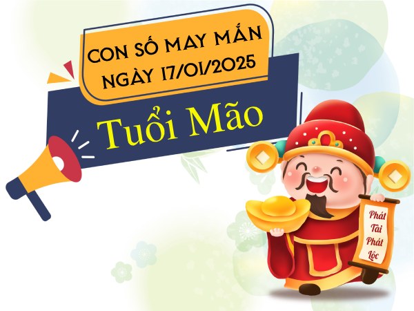 Phú quý về đầy túi với con số đẹp tuổi Mão 17/1/2025