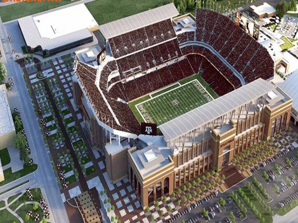 Sân bóng đá lớn nhất thế giới Kyle Field – Mỹ