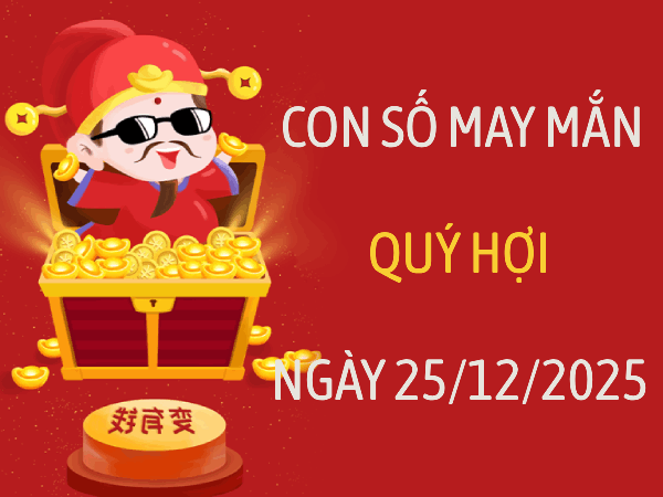 Khám phá con số vượng lộc tuổi Quý Hợi ngày 25/12/2025