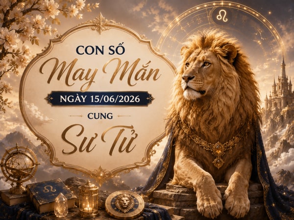 Đổi vận với con số may mắn ngày 15/06/2026 cung Sư Tử